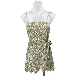 Princess Polly Olive Floral Mini Dress